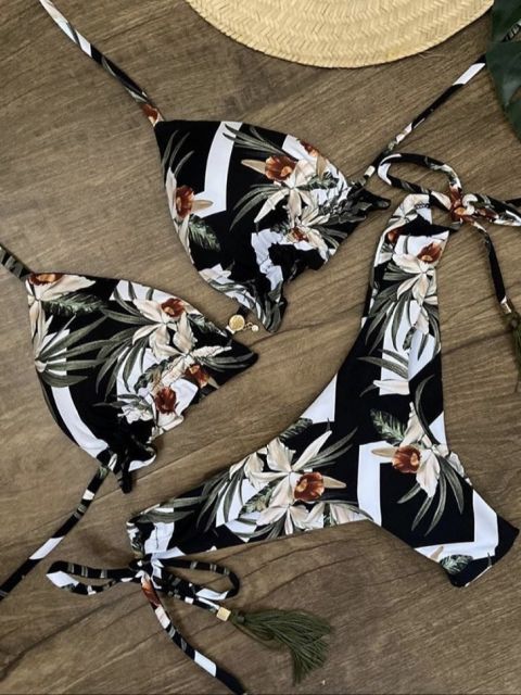 Bikinis Set med Push-up-effekt