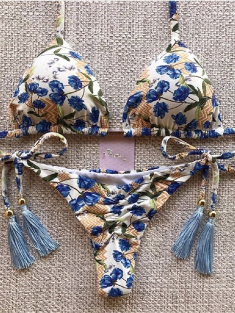 Bikinis Set med Push-up-effekt