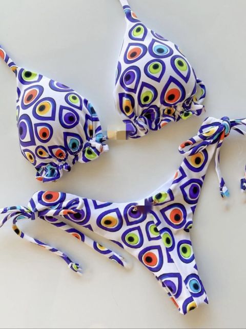 Bikinis Set med Push-up-effekt