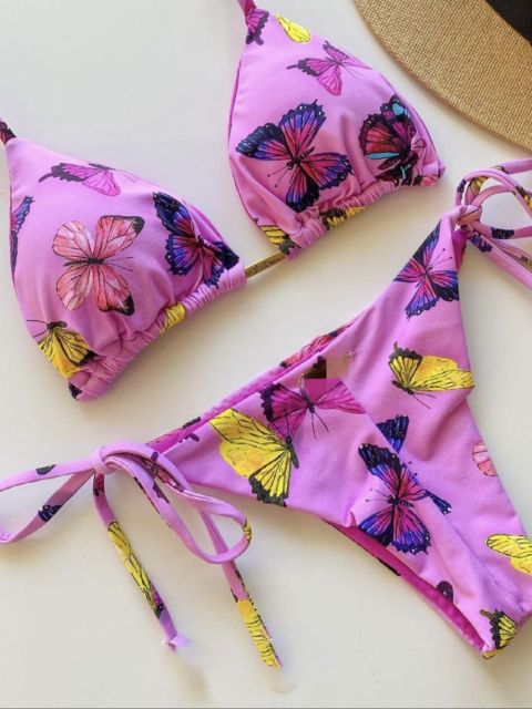 Bikinis Set med Push-up-effekt