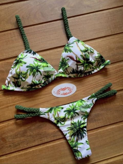 Bikinis Set med Push-up-effekt