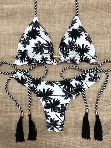 Bikinis Set med Push-up-effekt
