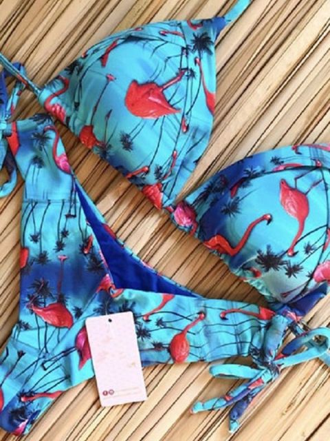 Bikinis Set med Push-up-effekt