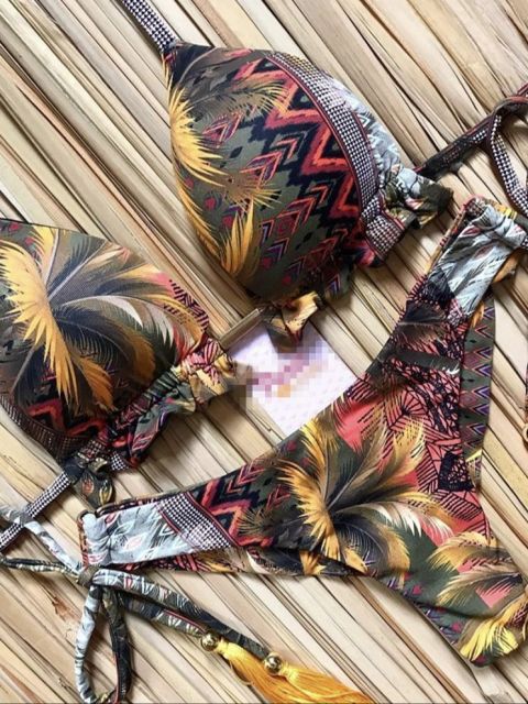 Bikinis Set med Push-up-effekt