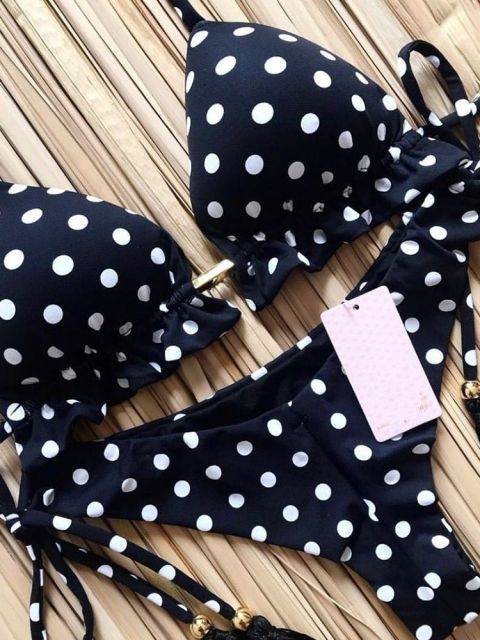 Bikinis Set med Push-up-effekt