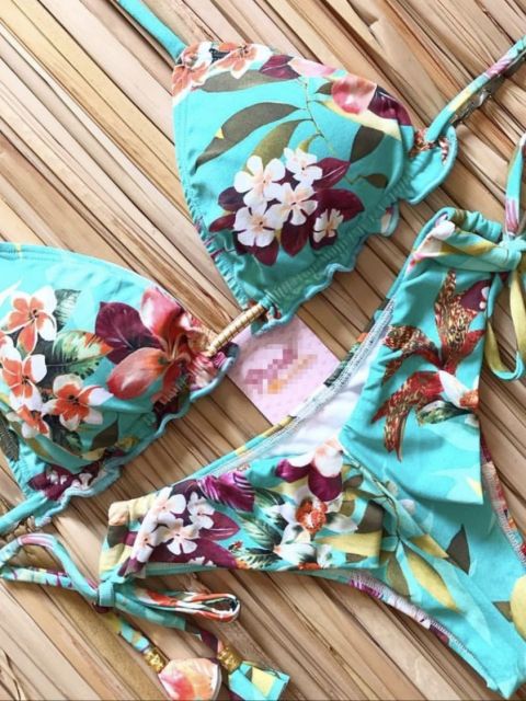 Bikinis Set med Push-up-effekt