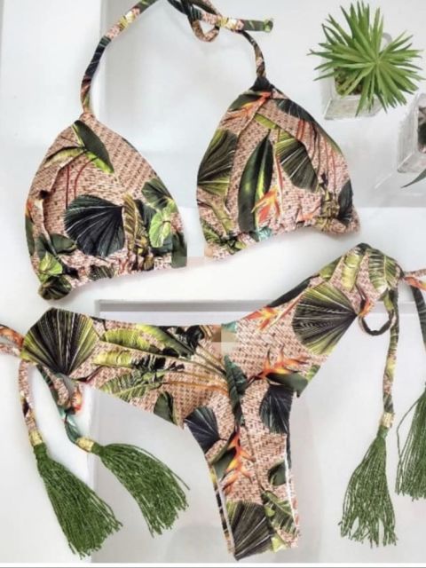 Bikinis Set med Push-up-effekt