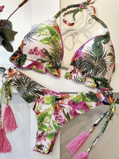 Bikinis Set med Push-up-effekt