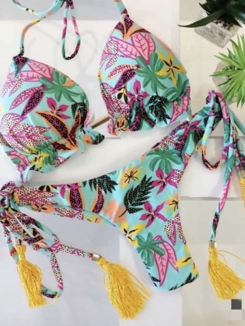 Bikinis Set med Push-up-effekt
