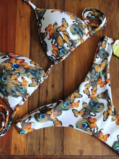 Bikinis Set med Push-up-effekt