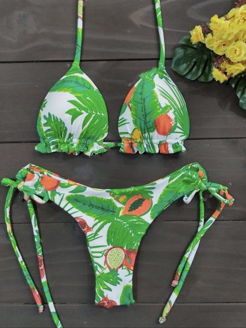 Bikinis Set med Push-up-effekt