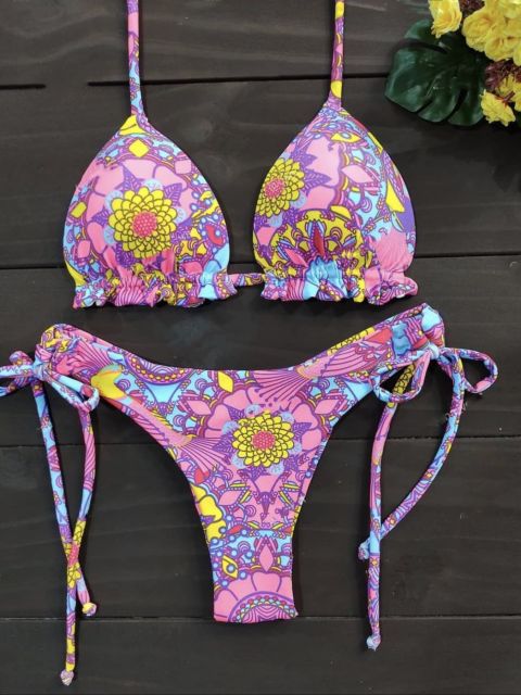 Bikinis Set med Push-up-effekt