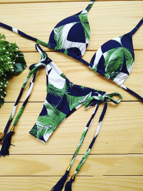 Bikinis Set med Push-up-effekt