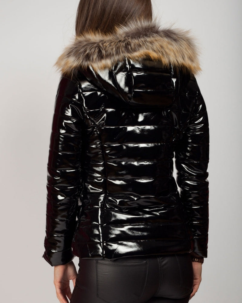 Puffer-vinterjacka dam – fashionabel jacka för kalla dagar