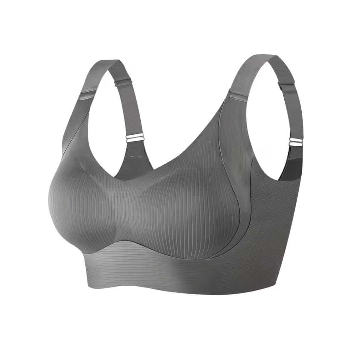Bygel-fri push-up bh för damer med breda axelband