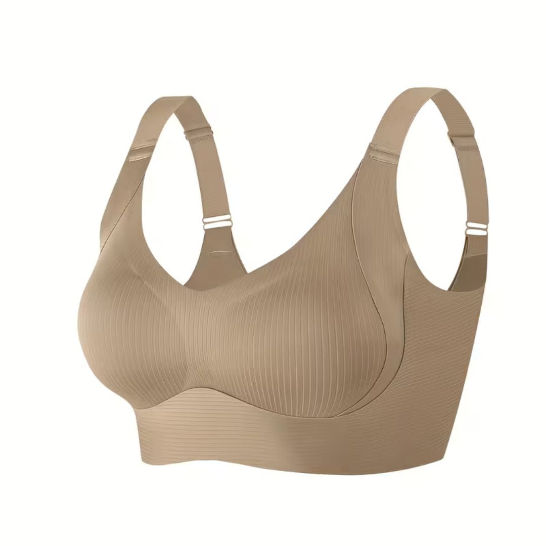 Bygel-fri push-up bh för damer med breda axelband