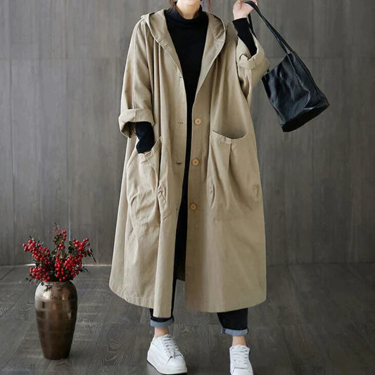 Delia | overdimensioneret trenchcoat