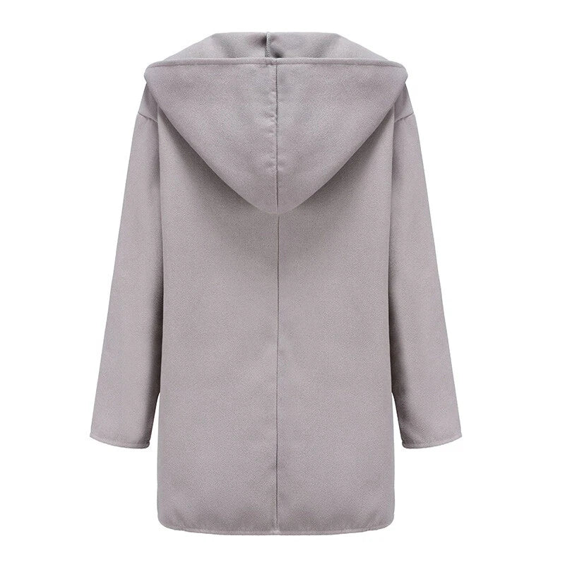 Dame vinter trenchcoat lang – elegant frakke til kolde dage