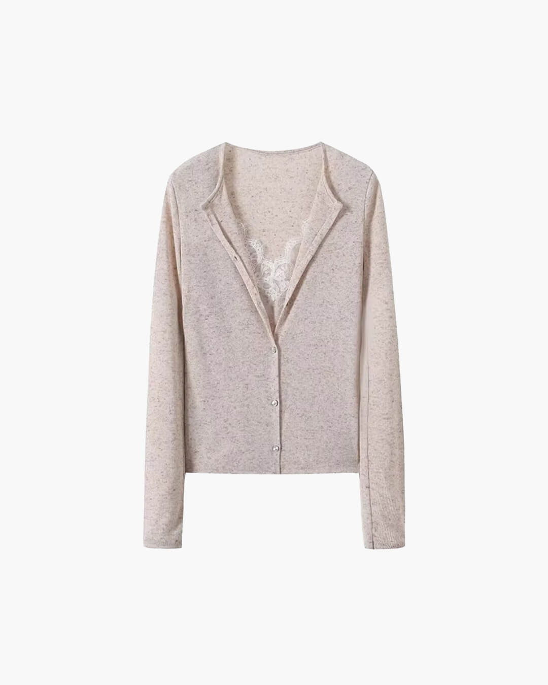 Elegant kort cardigan med v-udskæring til hverdag og fest