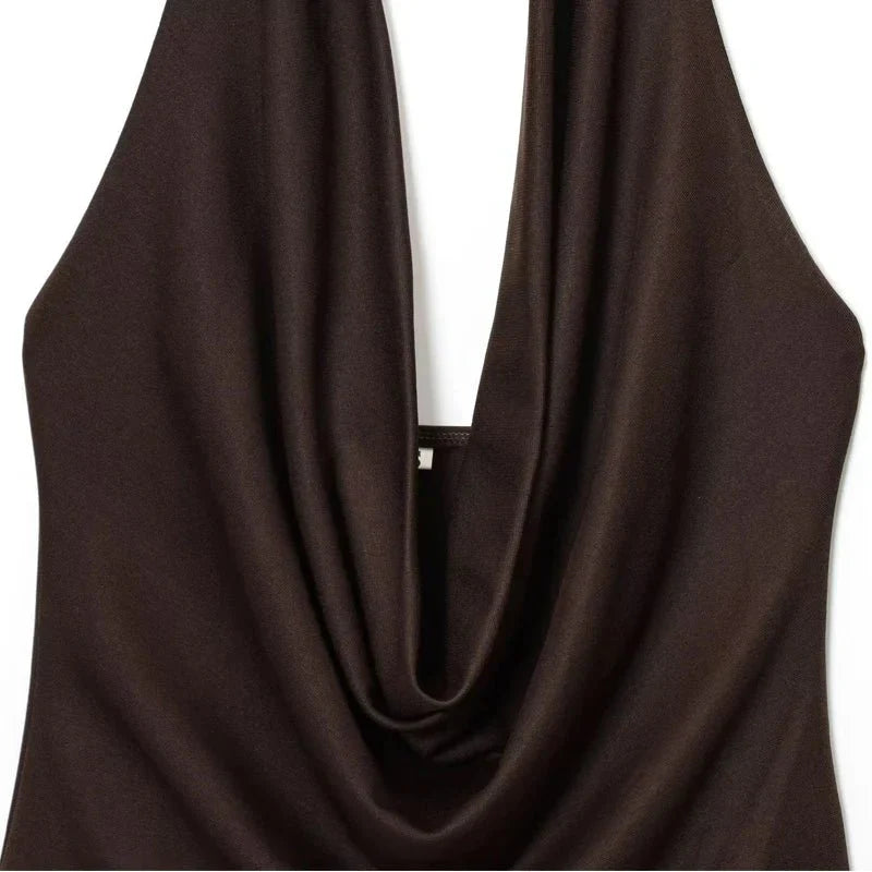 Elegance i hver detalje: Halterneck bodystocking