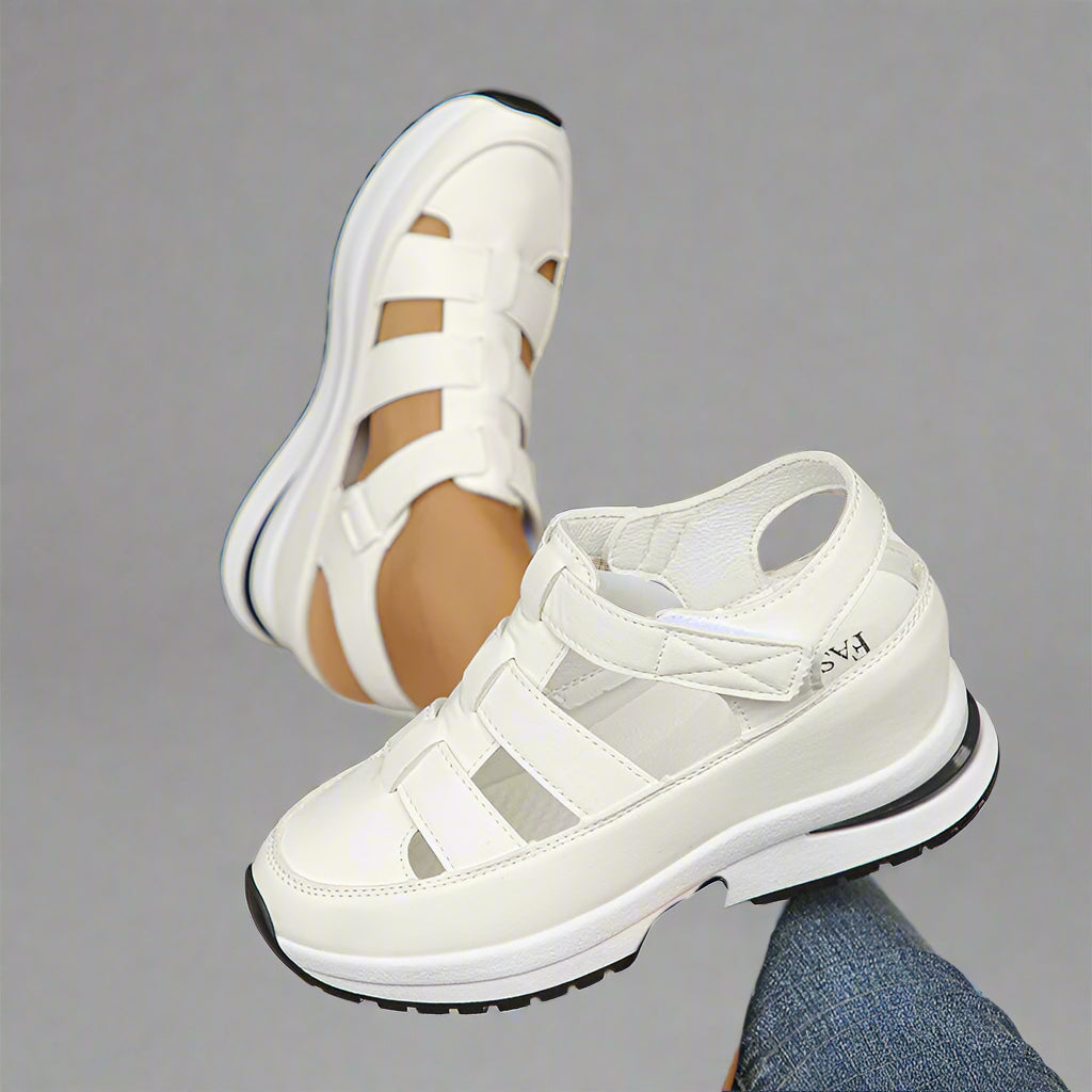 Luna | Damernas Trendiga Platåsneakers för Sommaräventyr