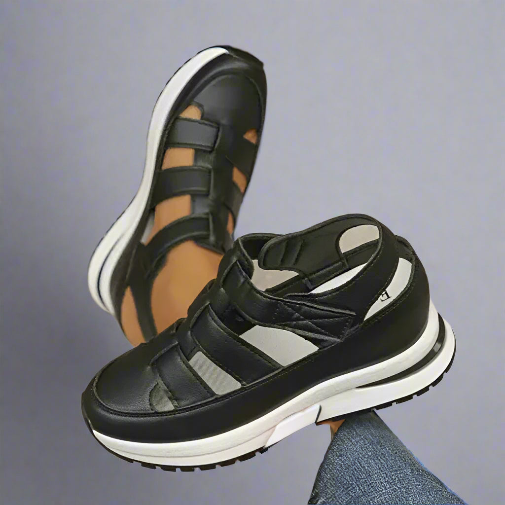 Luna | Damernas Trendiga Platåsneakers för Sommaräventyr