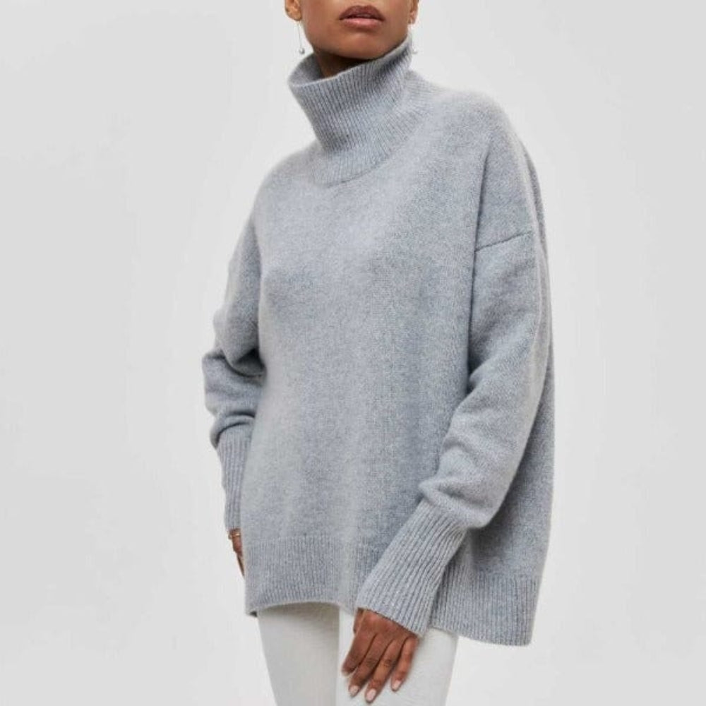 Stilfuld langærmet pullover – Klassisk rullekrave til damer