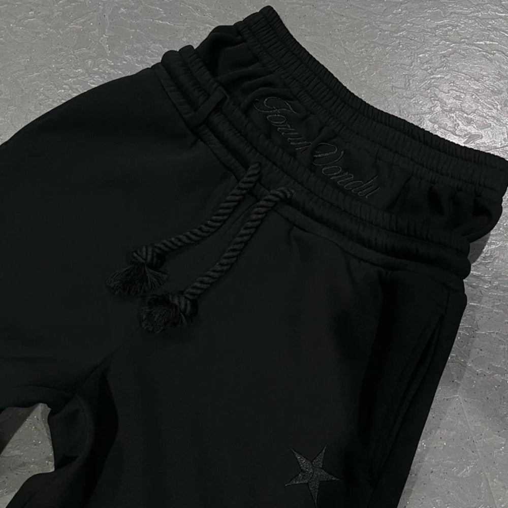 Överdimensionerade joggingbyxor – justerbar midja med fickor för damer