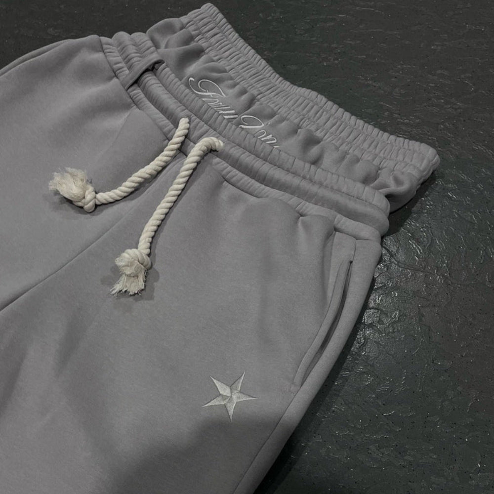 Överdimensionerade joggingbyxor – justerbar midja med fickor för damer