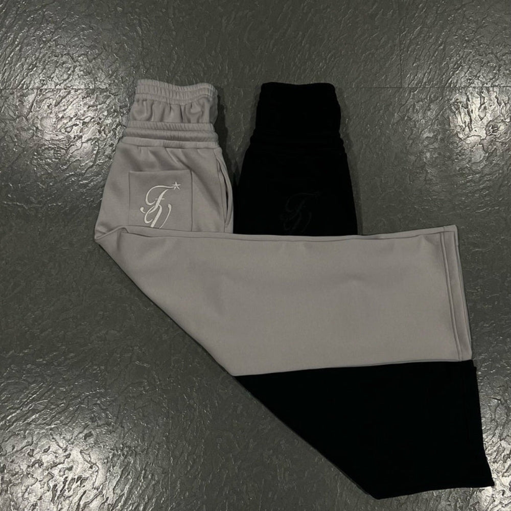 Överdimensionerade joggingbyxor – justerbar midja med fickor för damer