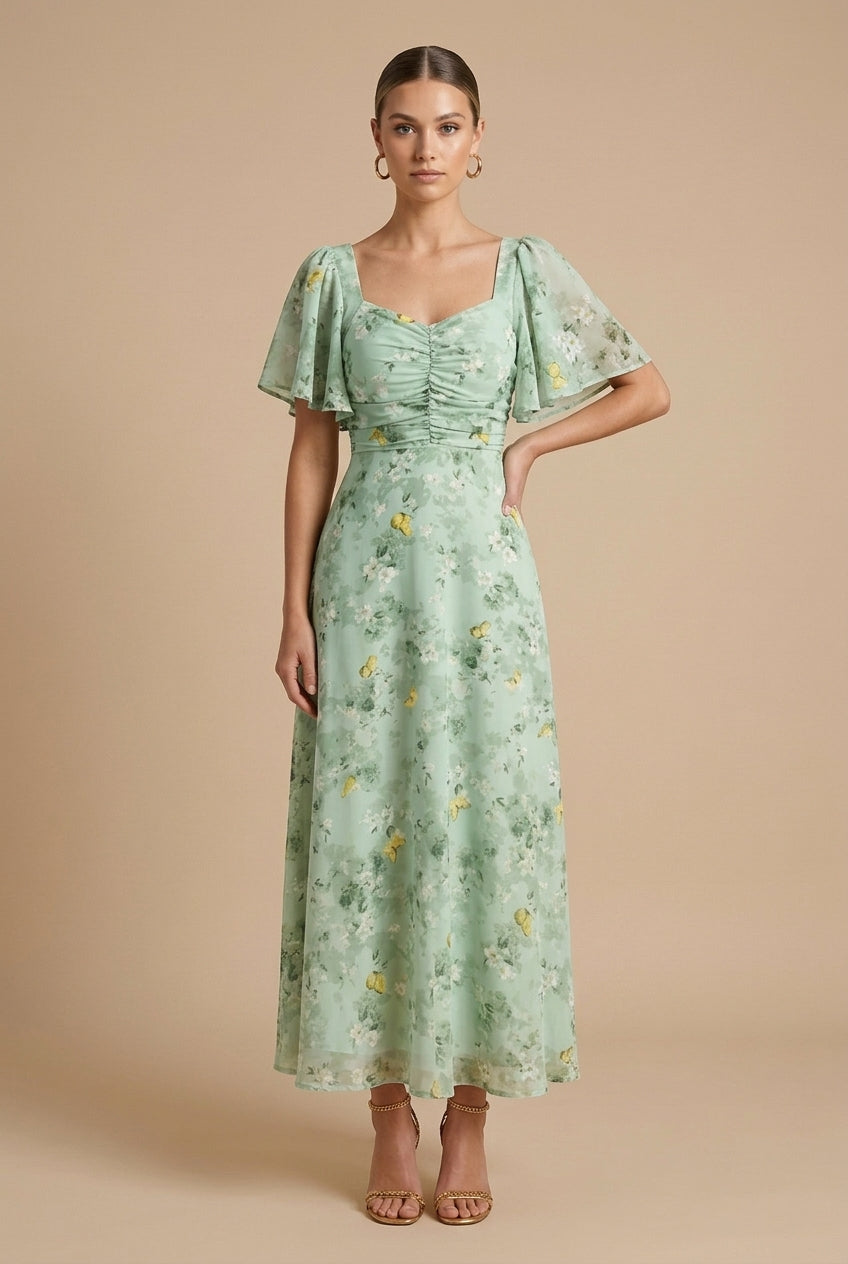 Blommig Maxiklänning för Damer - Rosalie Design
