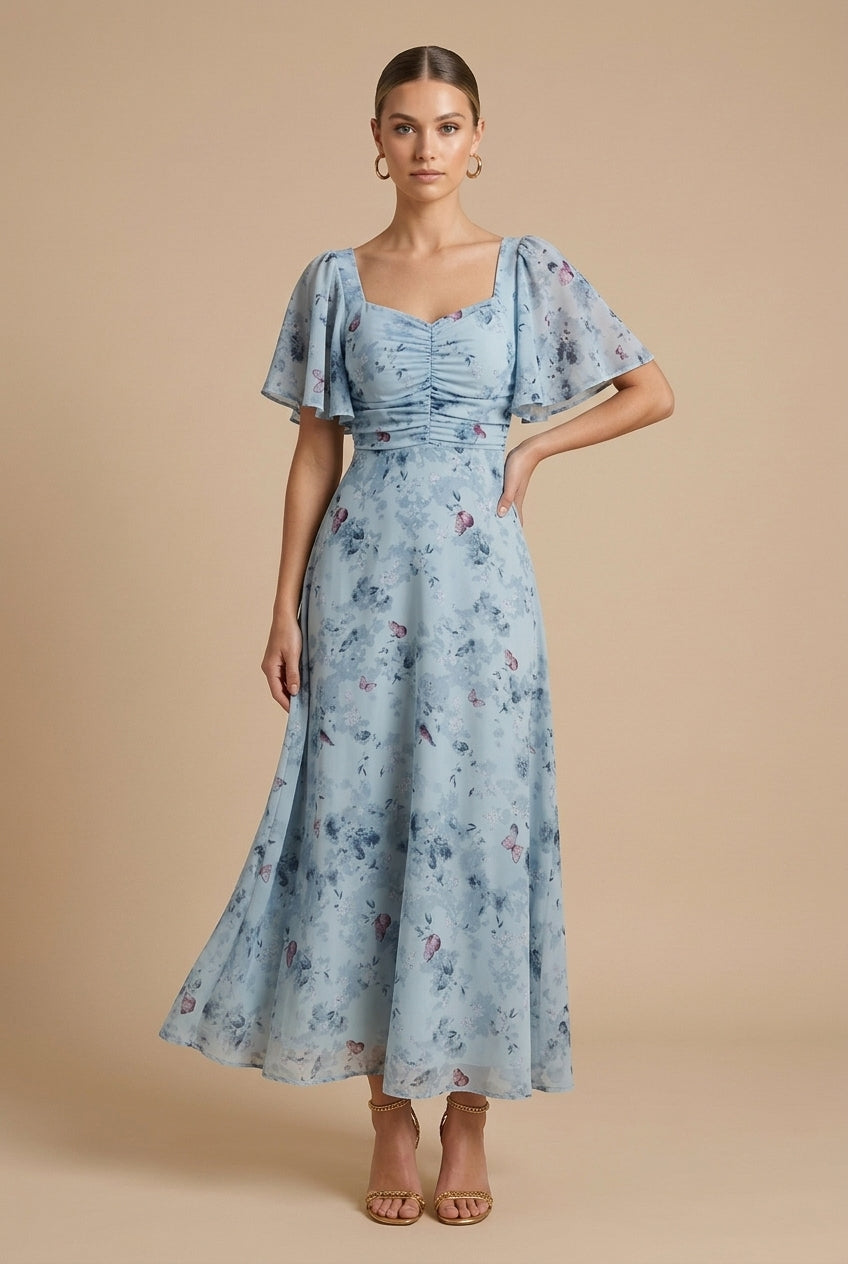 Blommig Maxiklänning för Damer - Rosalie Design