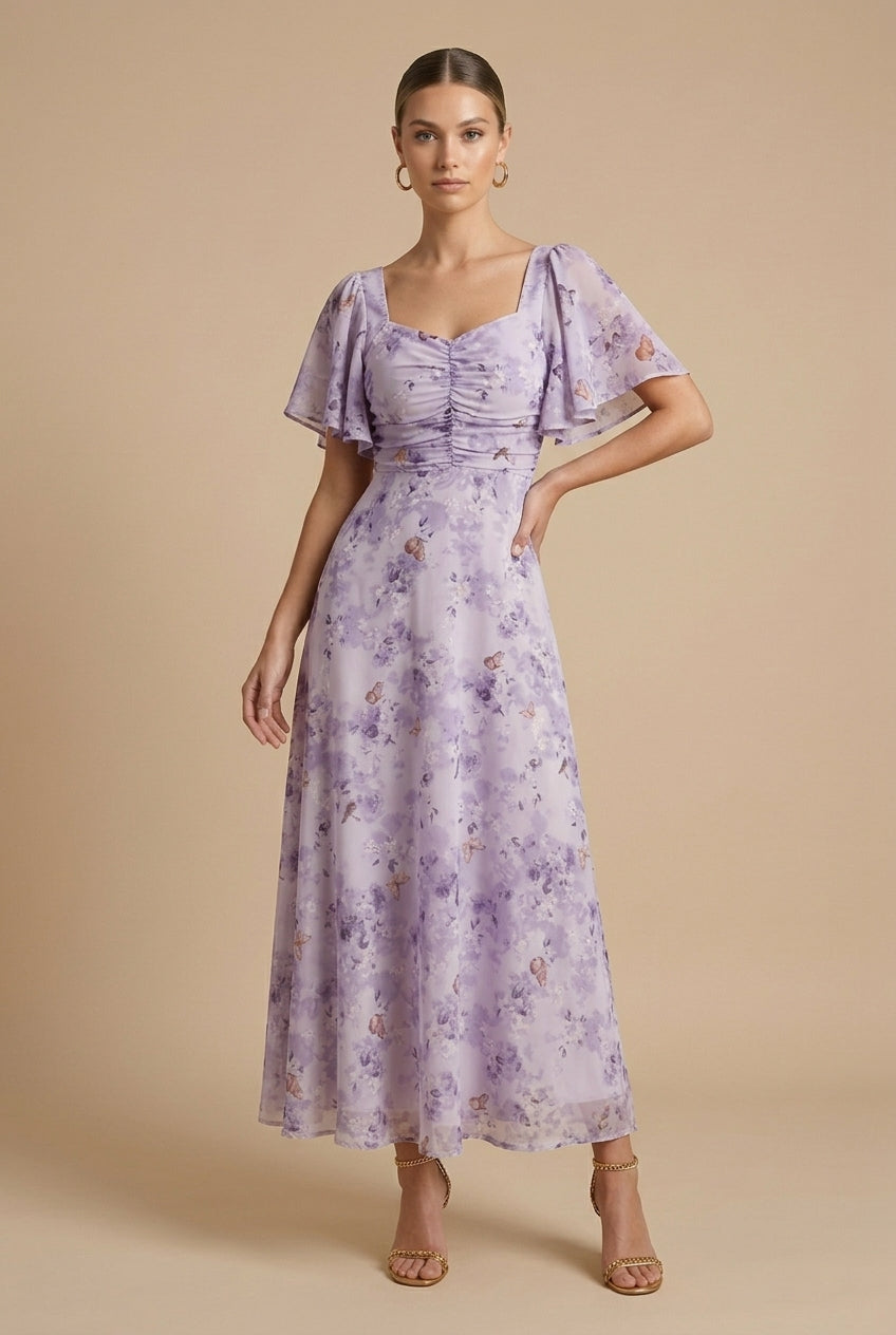 Blommig Maxiklänning för Damer - Rosalie Design