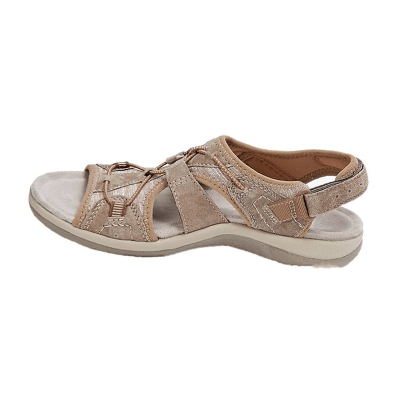 Sandaler med ortopedisk design och kardborreband