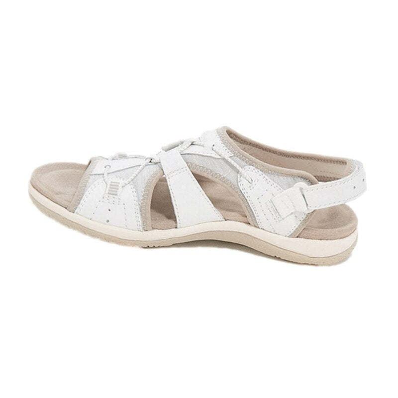 Sandaler med ortopedisk design och kardborreband
