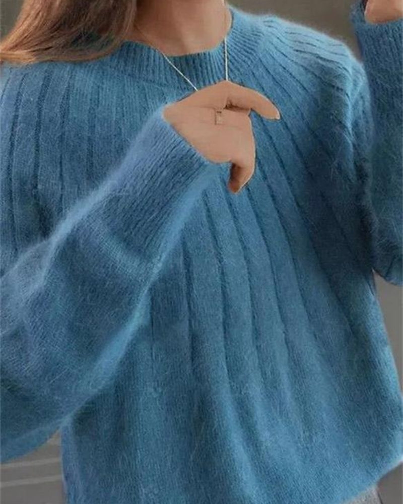 Varmer strikpullover til kvinder - behagelig pasform til daglig brug