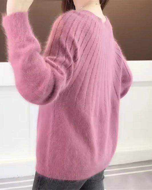 Varmer strikpullover til kvinder - behagelig pasform til daglig brug