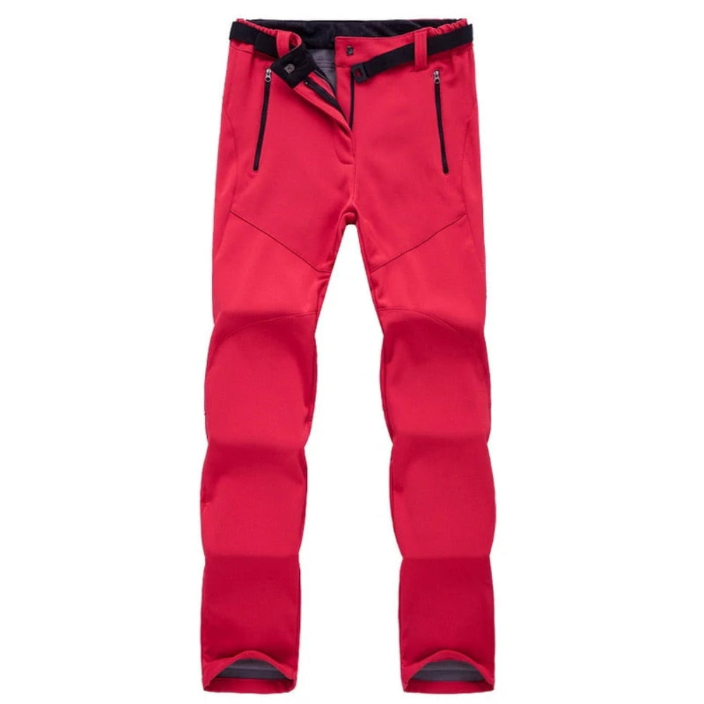 Vattentäta Outdoor-byxor - Damvandringsbyxor med flera fickor