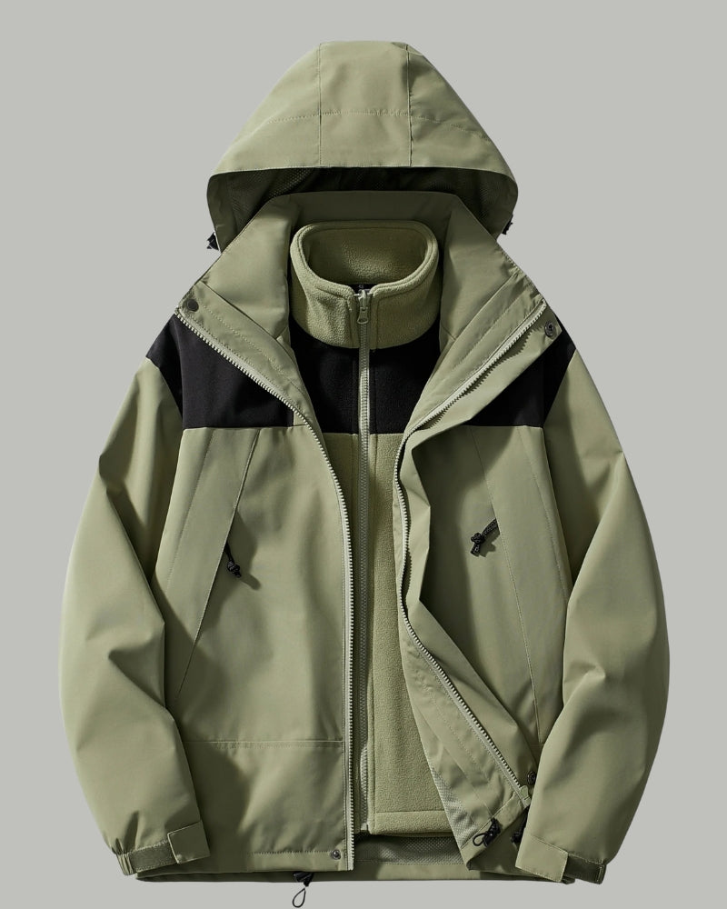 Vinterjakke Dame – Med hætte og indvendigt fleece-fór