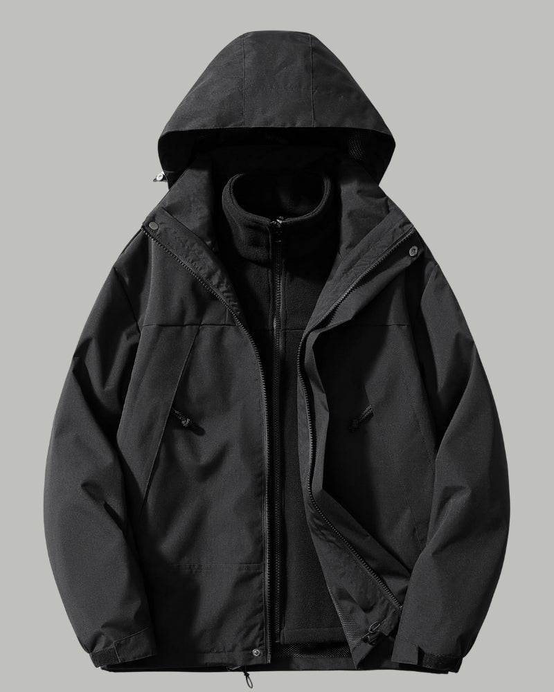 Vinterjakke Dame – Med hætte og indvendigt fleece-fór