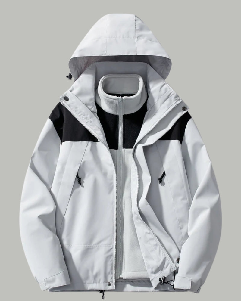 Vinterjakke Dame – Med hætte og indvendigt fleece-fór