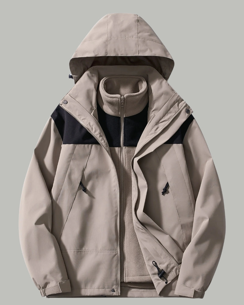 Vinterjakke Dame – Med hætte og indvendigt fleece-fór