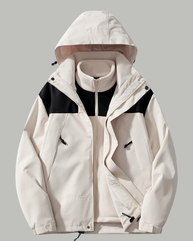 Vinterjakke Dame – Med hætte og indvendigt fleece-fór