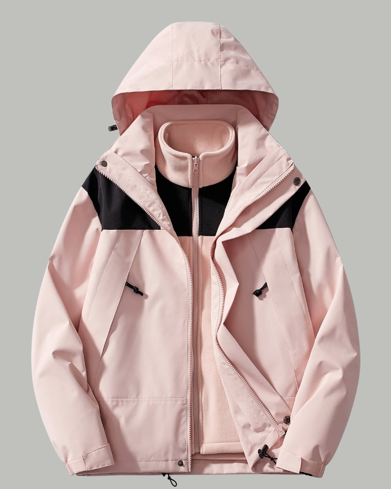 Vinterjakke Dame – Med hætte og indvendigt fleece-fór