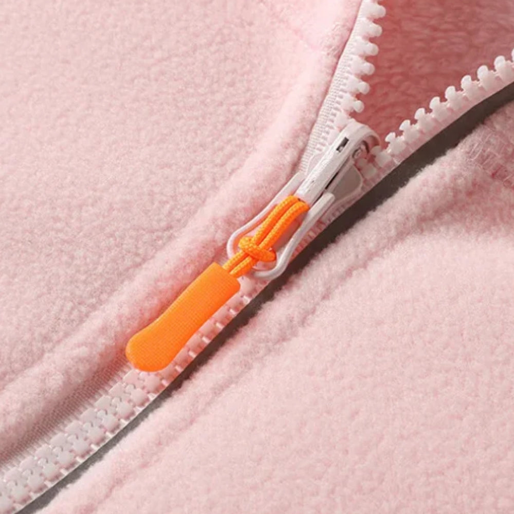 Vinterjakke til damer - Fleece med lommer