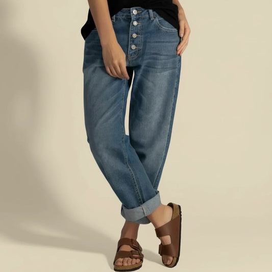 Chic Denim | Högmidjade Jeans för Elegant Stil