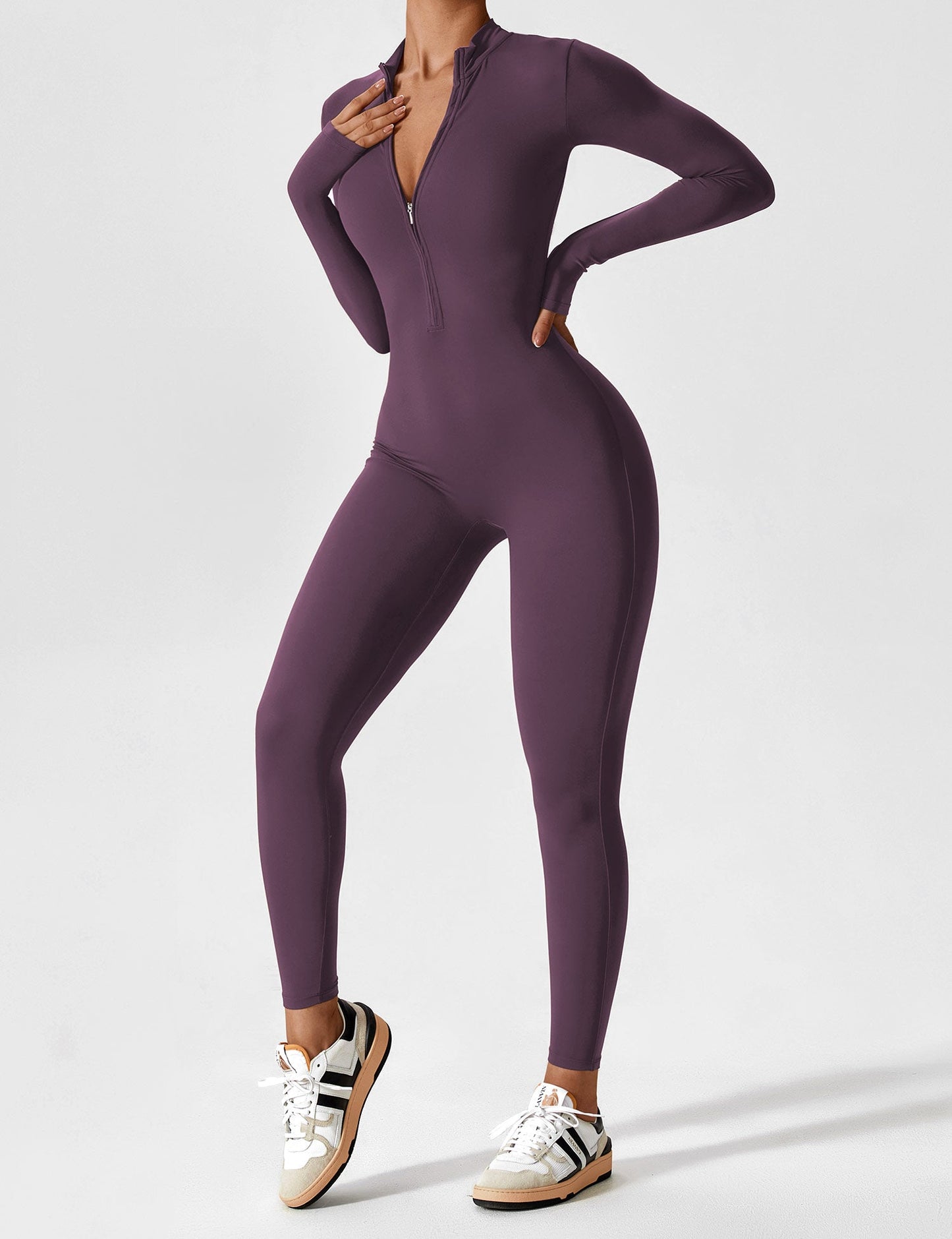 Elysia | Stilren Stretch-overall för Vårens Äventyr