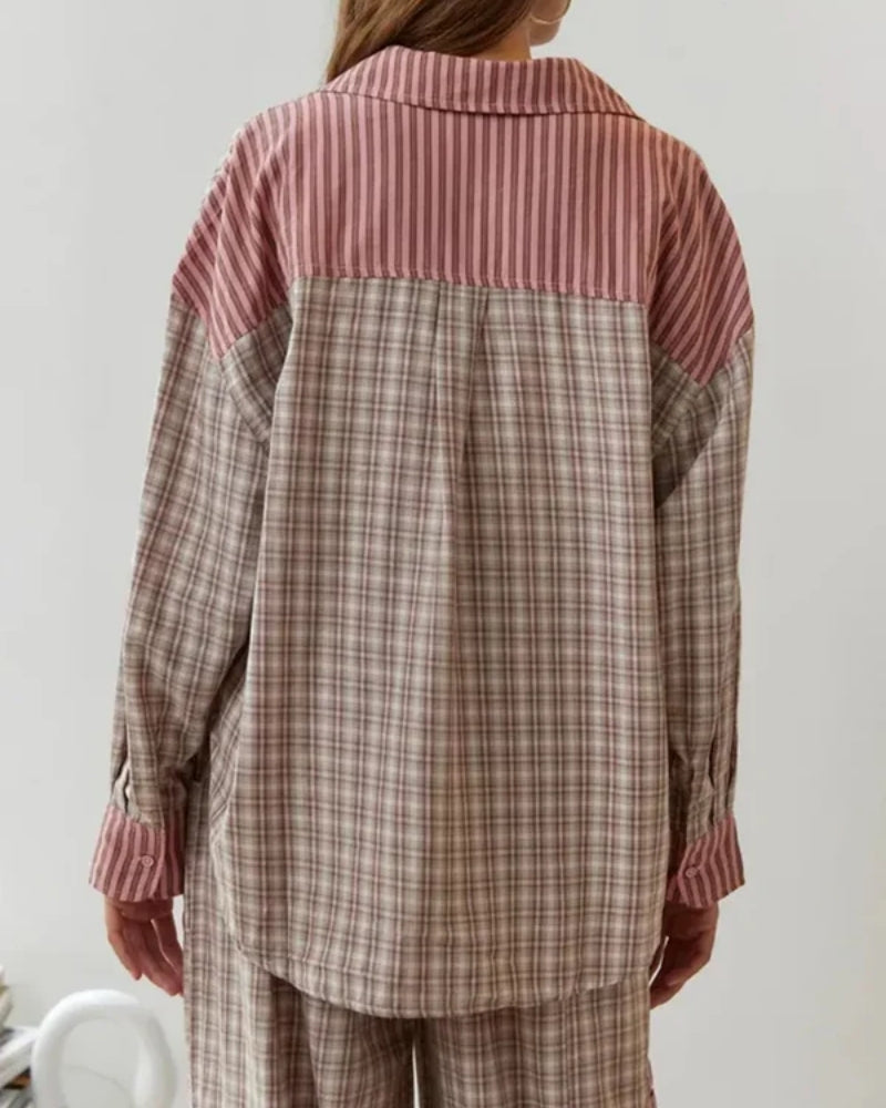 Zweardelt pyjamasæt - Vintage husbeklædning til kvinder